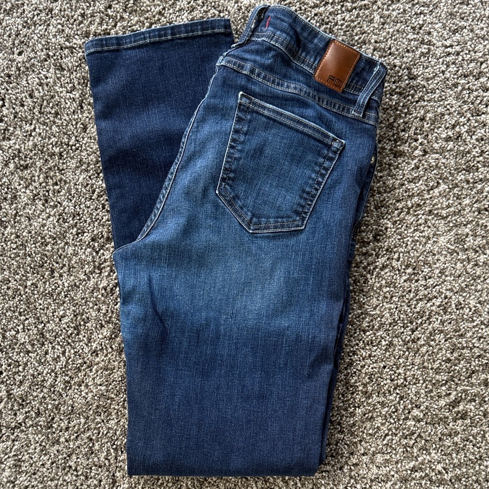 Classic Blue Straight Leg Jeans
